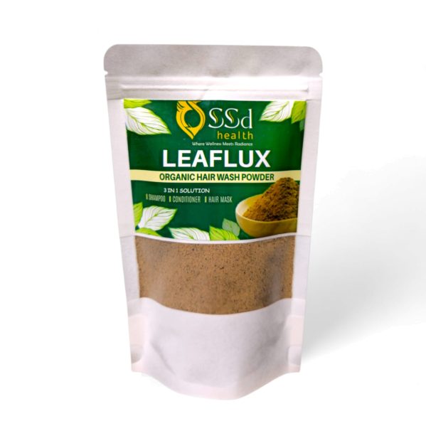 LEAFLUX - Organic Hair Wash Powder Nature’s Secret for Healthy, Radiant Hair! 🌿✨